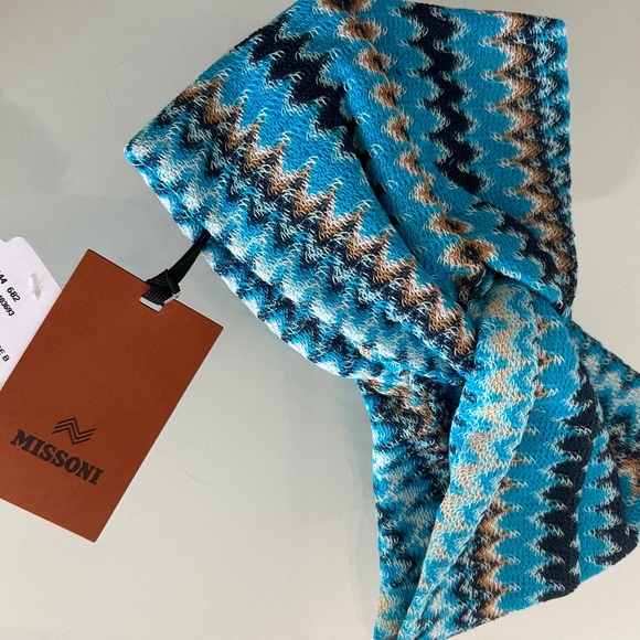 Missoni Accessories - MISSONI Chevron Knotted Headband